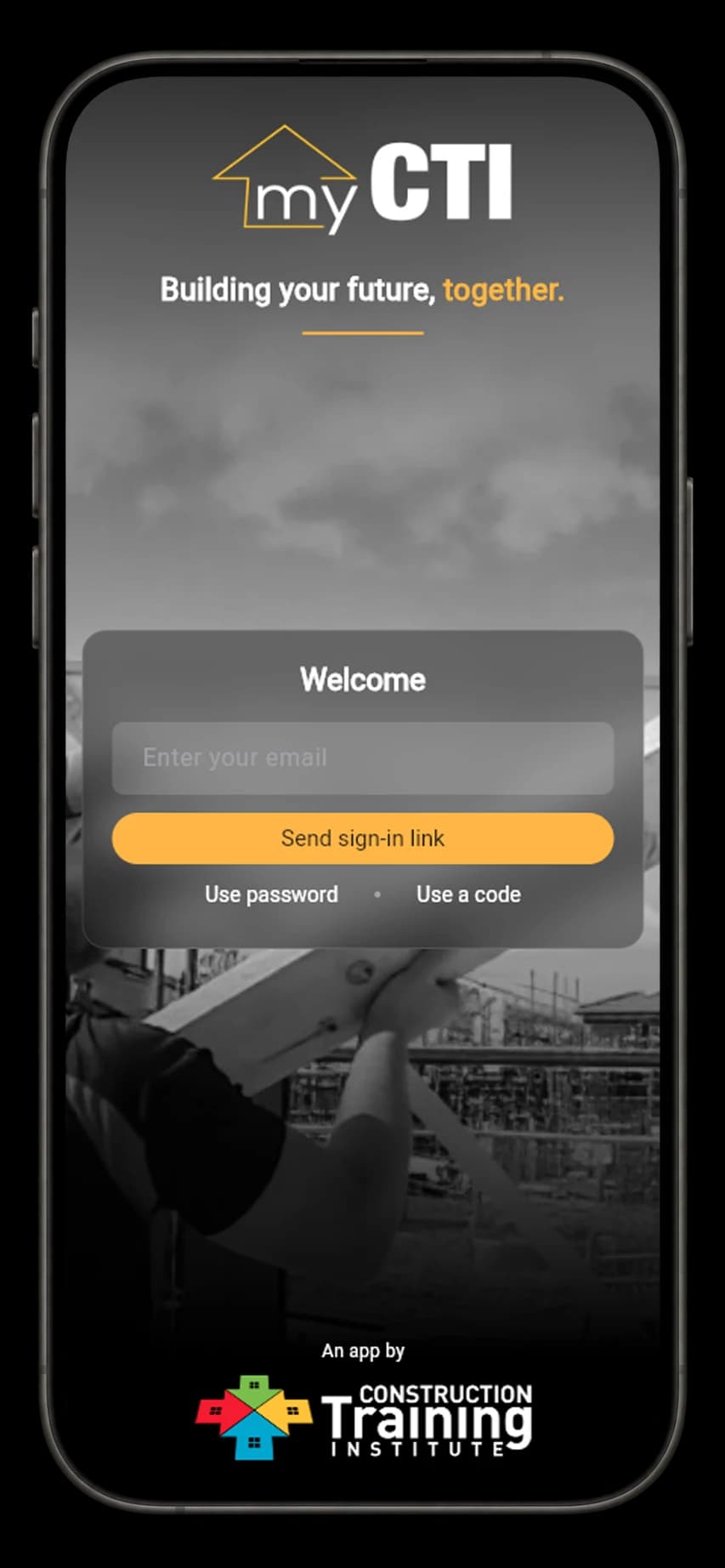 myCTI open on a phone
